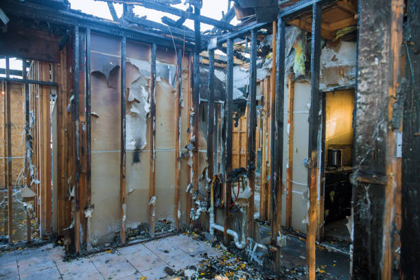 Professional Fire Damage Removal technician working in Keller, TX